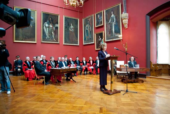 President Speaking at the Council Meeting